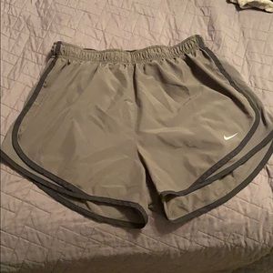 Gray & Black Dri-Fit Nike Shorts